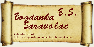 Bogdanka Saravolac vizit kartica